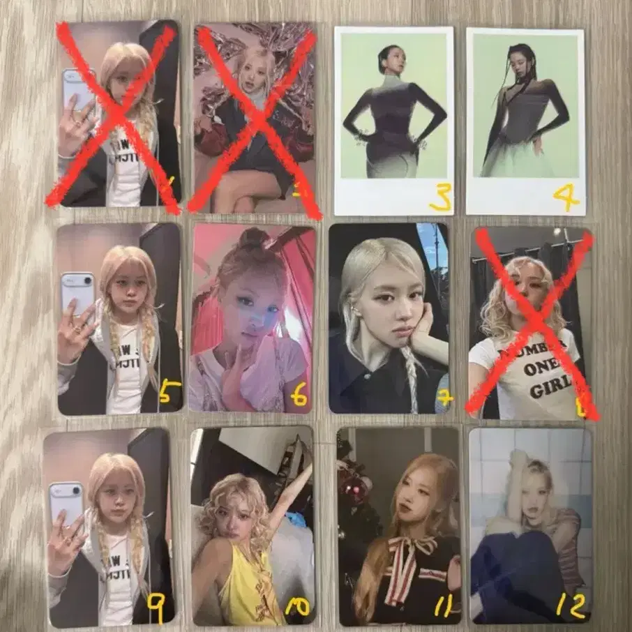 블랙핑크 지수 제니 로제 포카 1