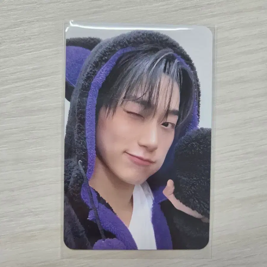 에이티즈 산  메이크스타 미공포 검정고양이 black cat 1