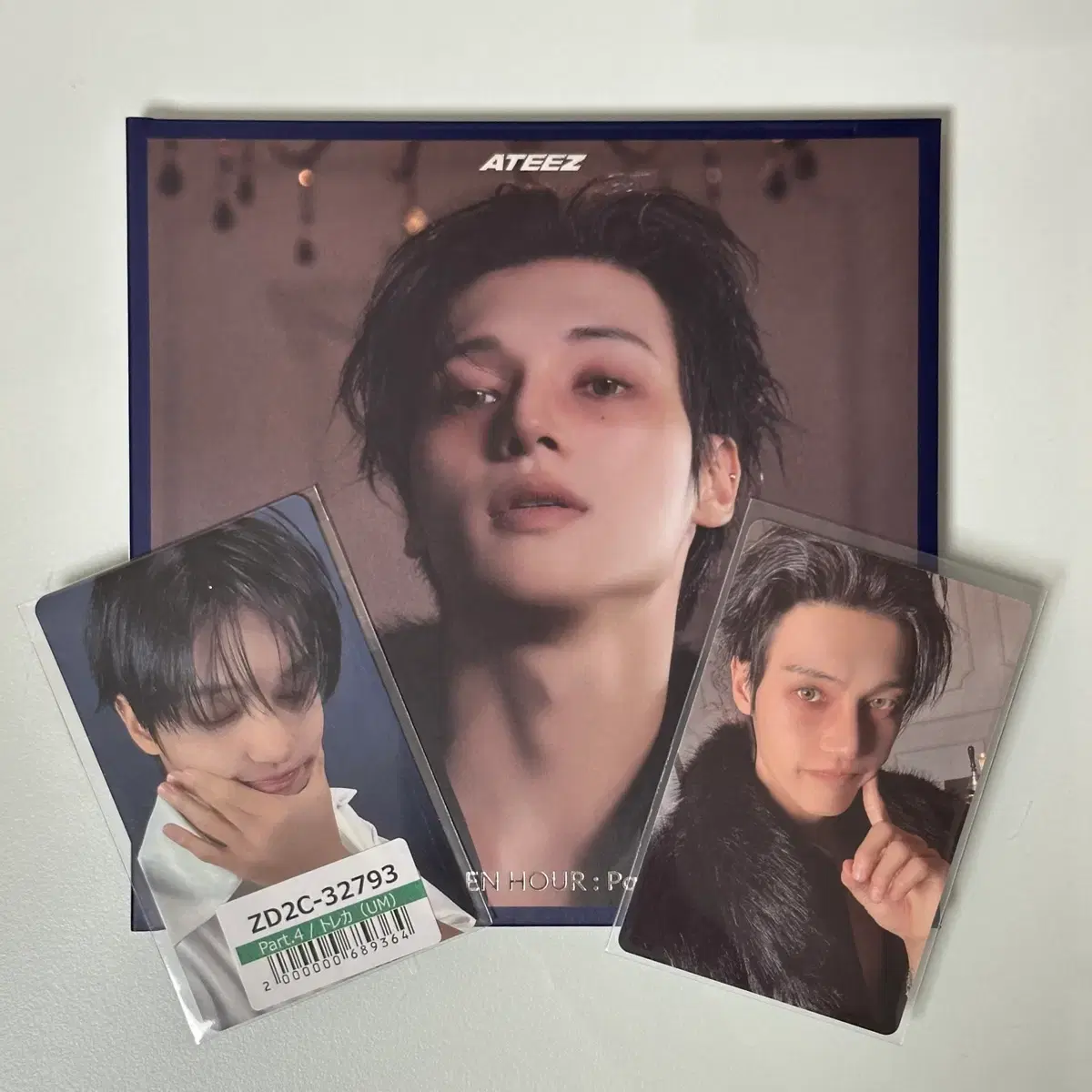 에이티즈 골든아워4 일본 ums 유니버셜 포토카드 포카 우영 1