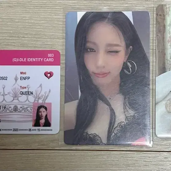 여자아이들 퀸카 미연 아이디카드 포카 특전 미공포 위버스샵 쥬얼 앨범