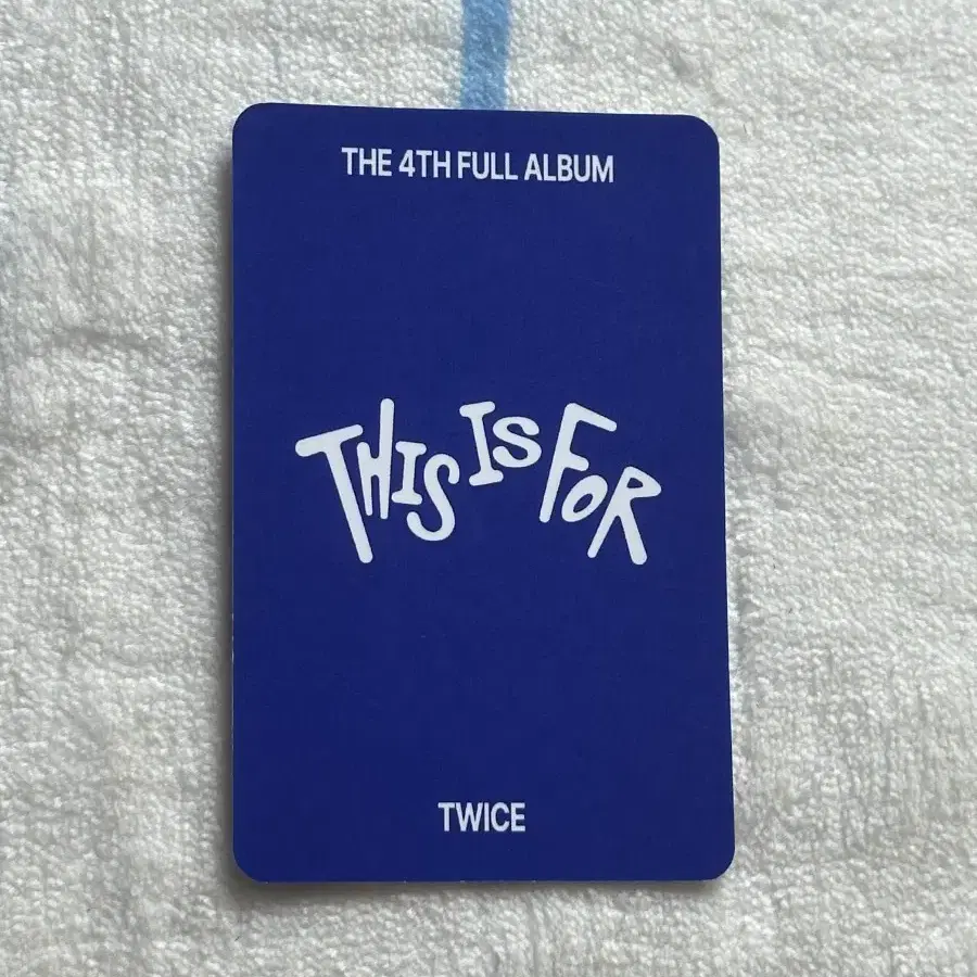 트와이스 공방 포카 쯔위 this is for 2