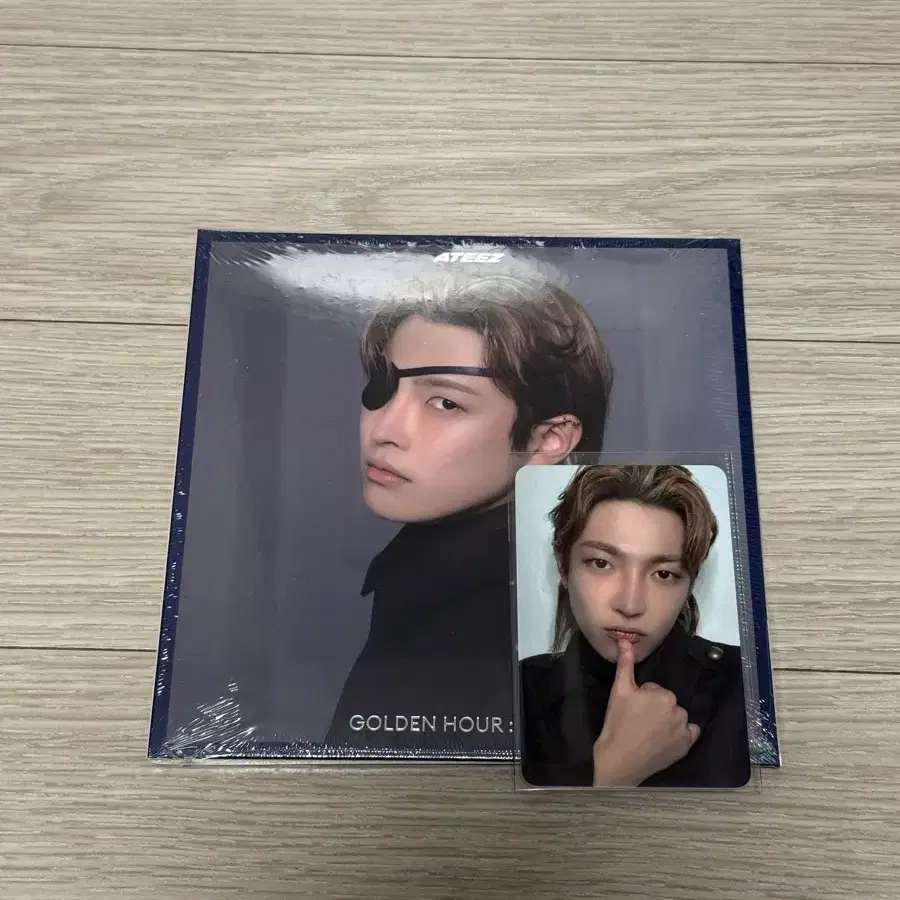 에이티즈 골든아워4 디지팩 앨범 헬로라이브 미공포 엄지츄 홍중