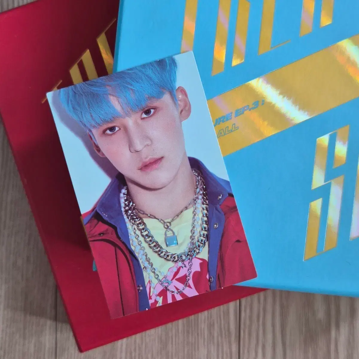 한정판) 에이티즈 윤호 일루젼 초판 한정 포카