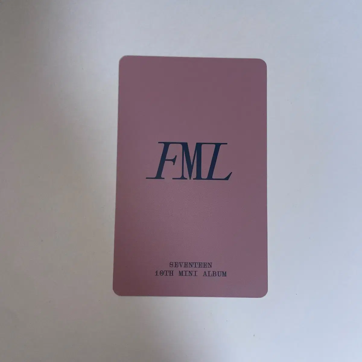 세븐틴 에스쿱스 FML JAPAN 포카 3