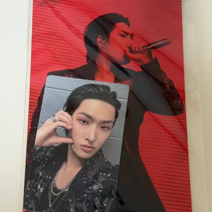 에이티즈 민기 생일팝업 입장포카