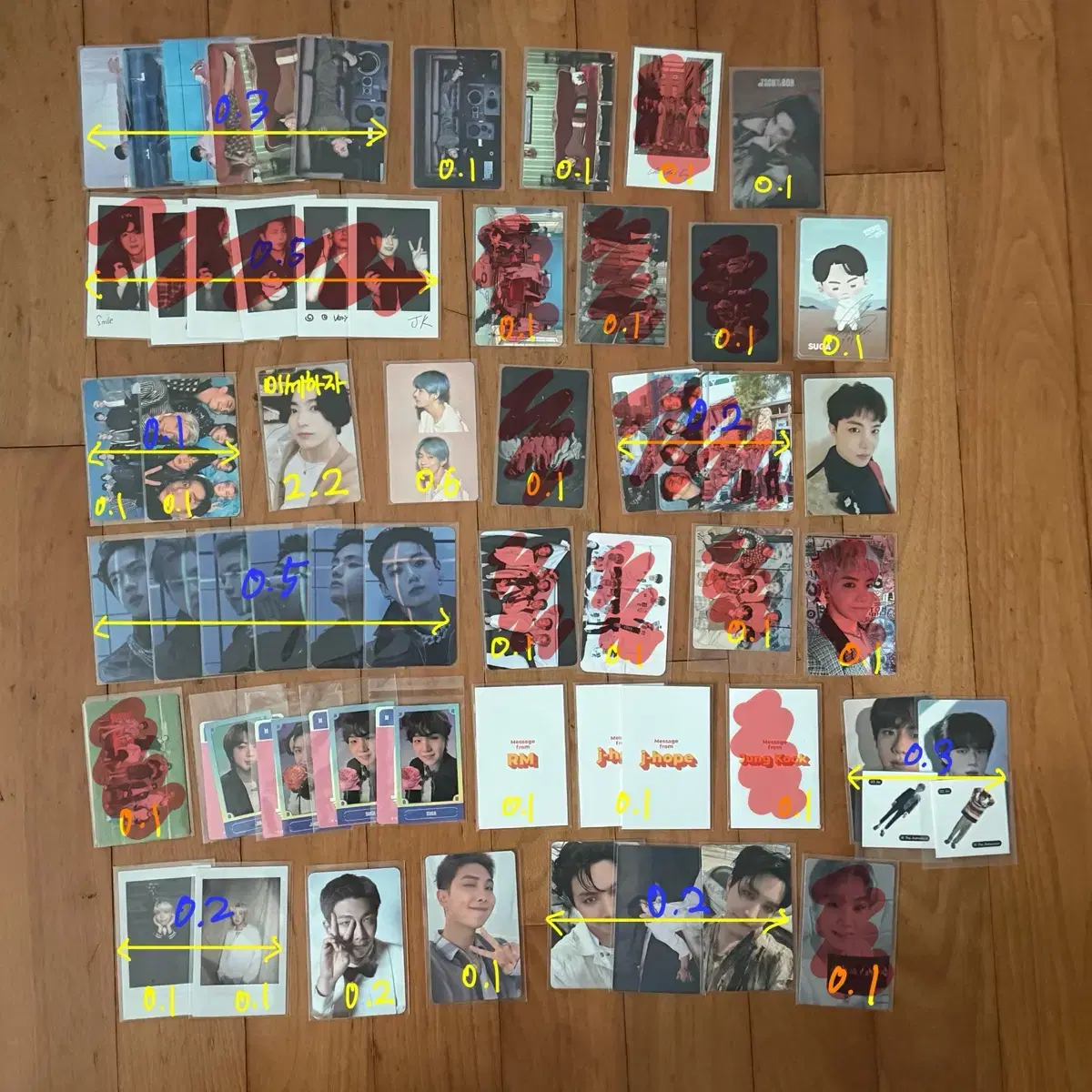 양도) 방탄 bts 굿즈 포카 양도 3