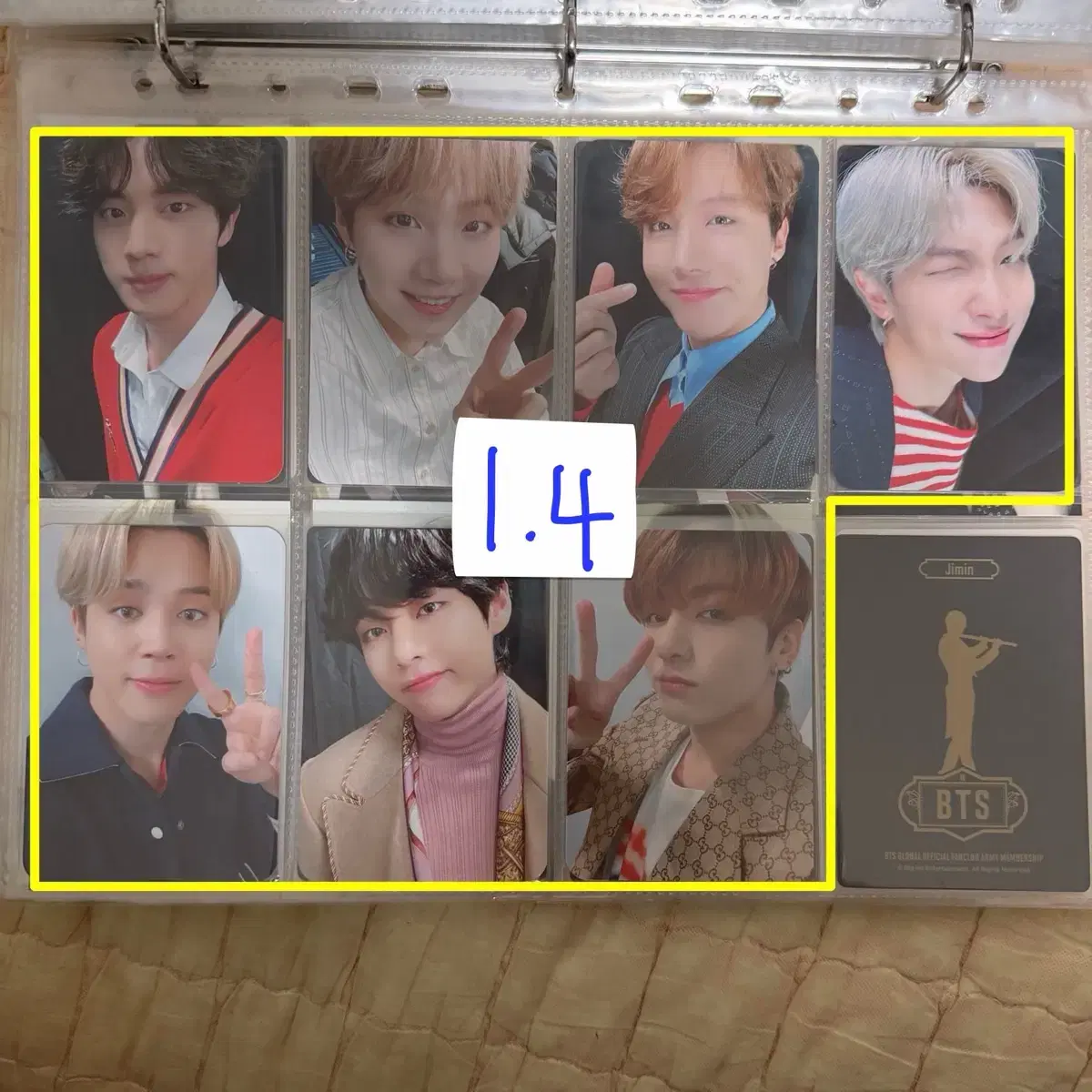 양도) 방탄 bts 굿즈 포카 양도 4