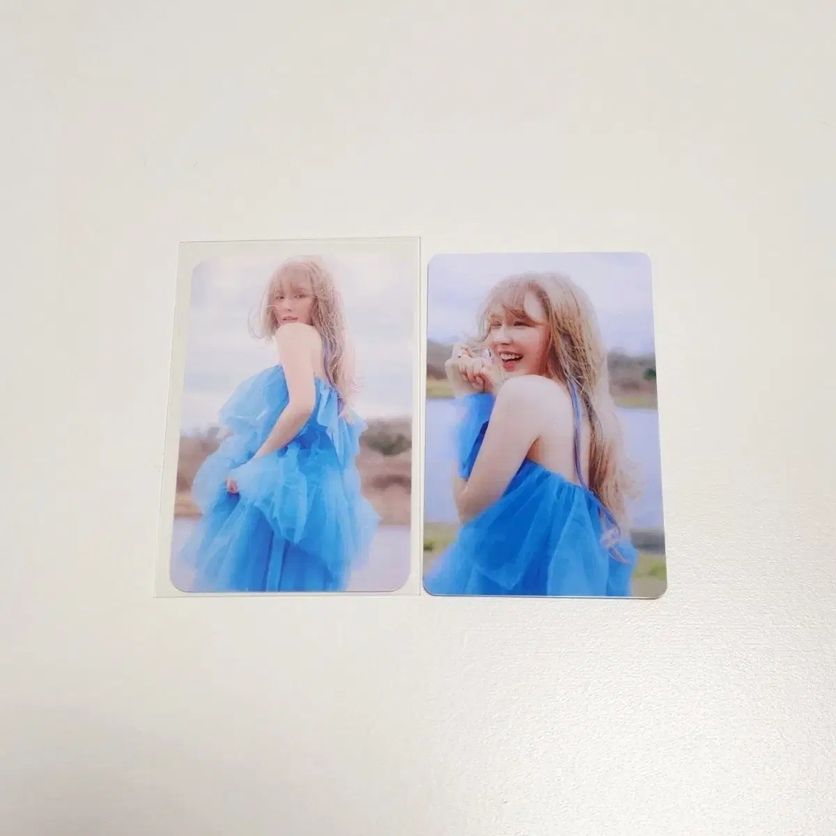 웬디 like water 양면포카 판매합니다.