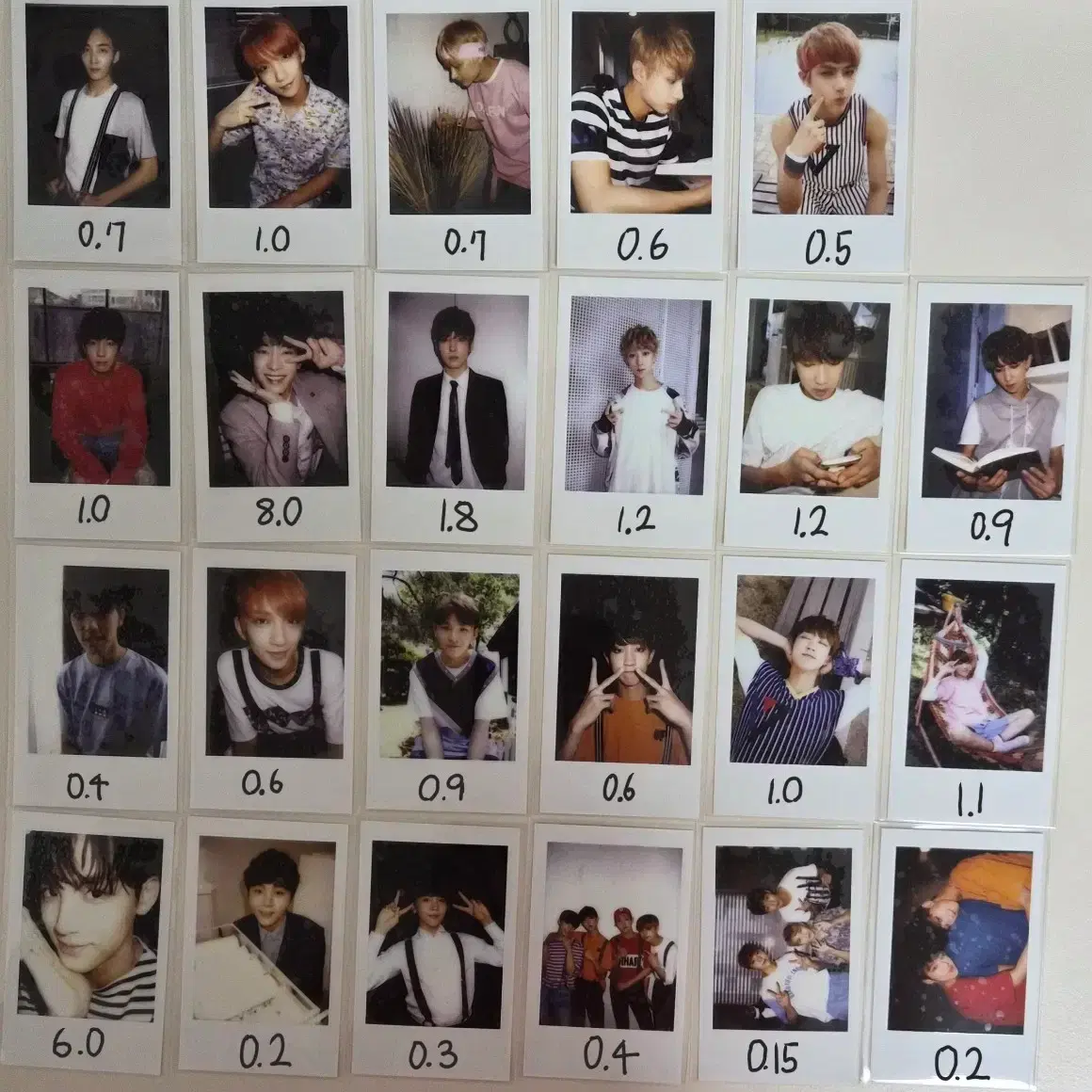 세븐틴 포카 양도 정한 조슈아준 호시 원우 우지디에잇 민규도겸승관버논디노 2