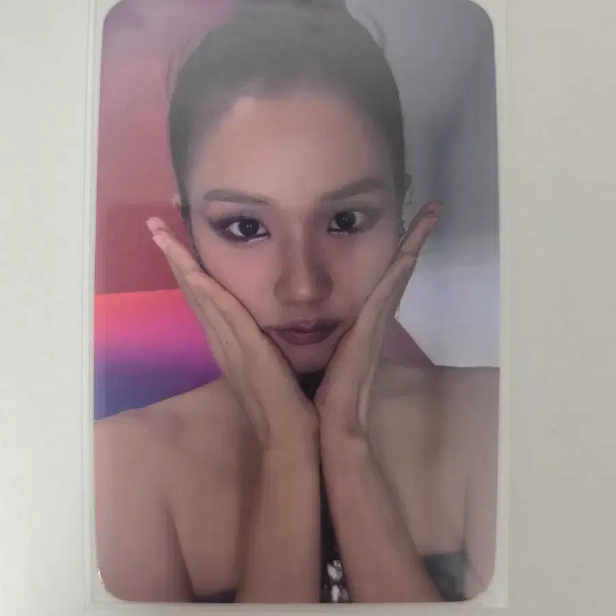블랙핑크 블핑 포토카드 포카 데드라인 디마뮤 DMM  특전  지수 1