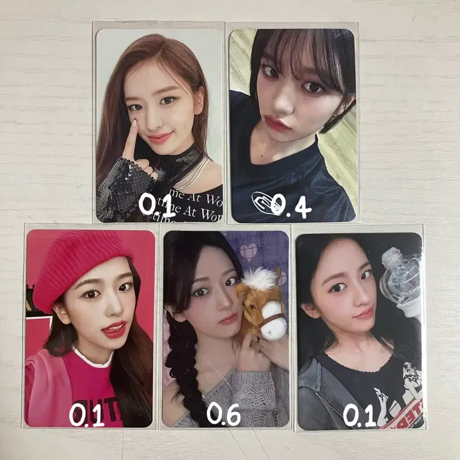 뒤에 많음)아이브 팬콘 포카팩 포카
