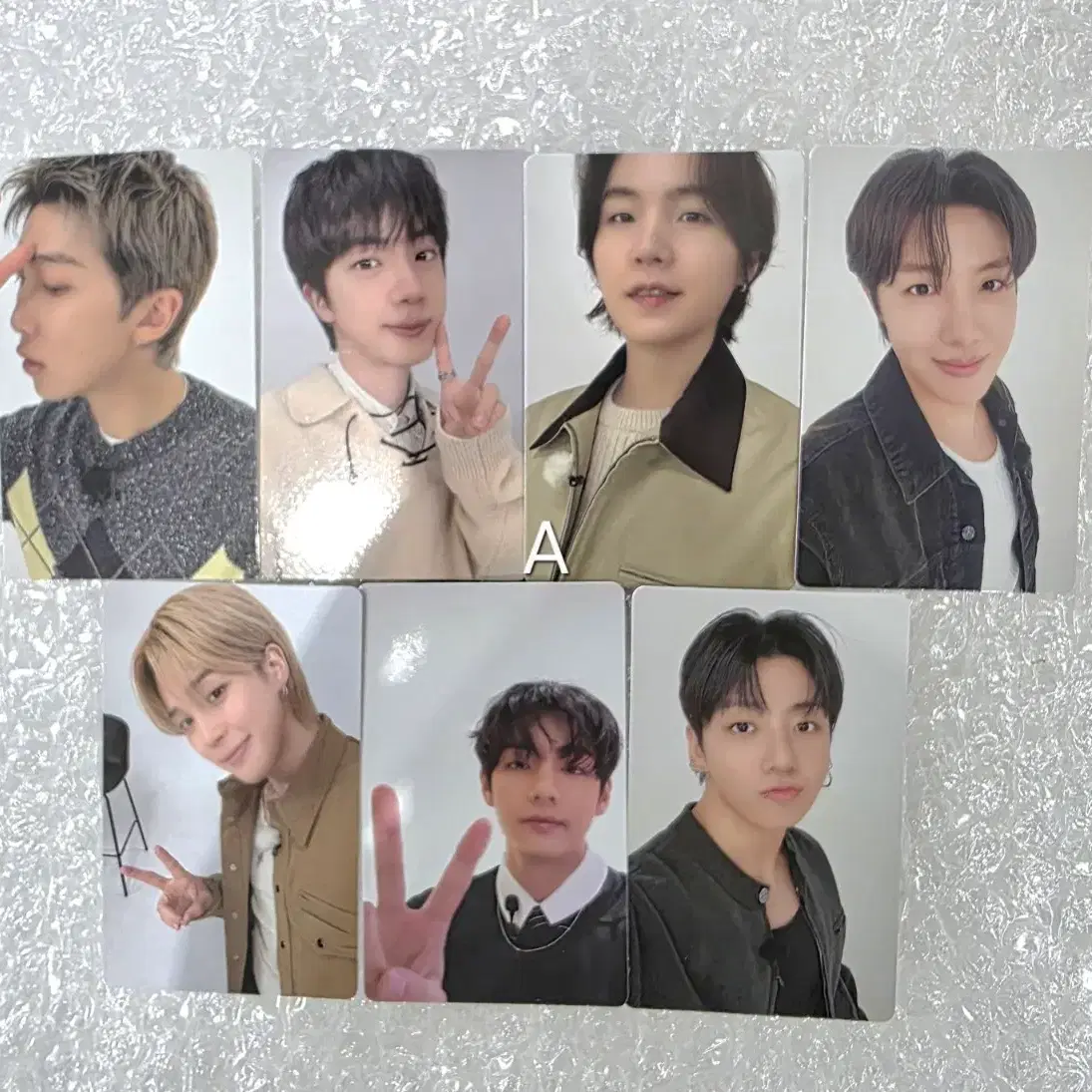 bts 방탄 아리랑 얼리버드 위버스 예판 유닛 셀피 특전 포카 A B 3