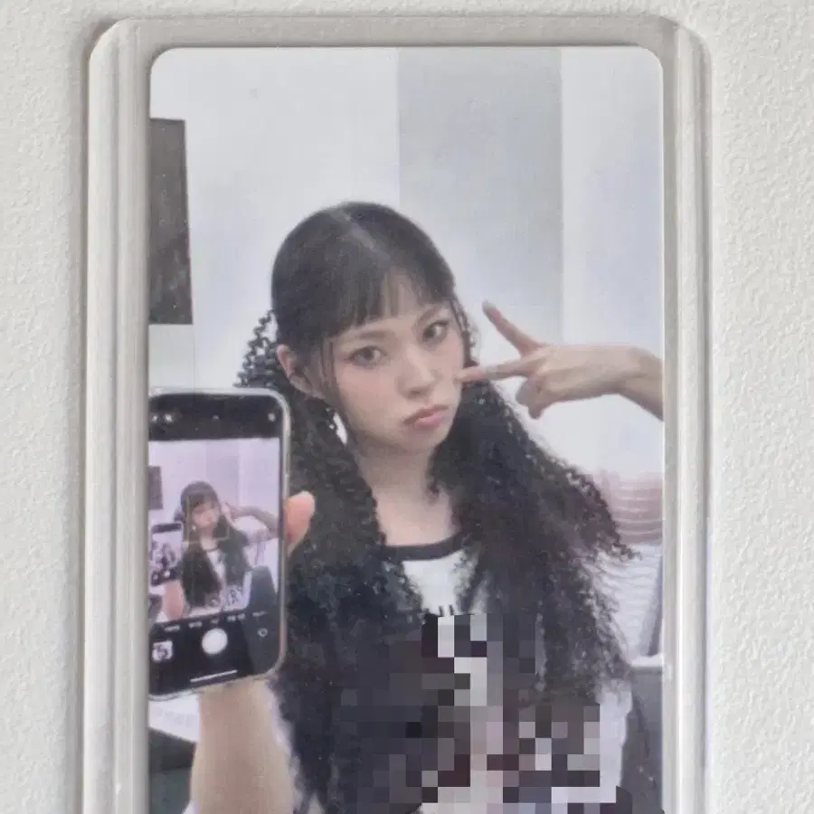 엔믹스 규진 친필 싸인 포토카드