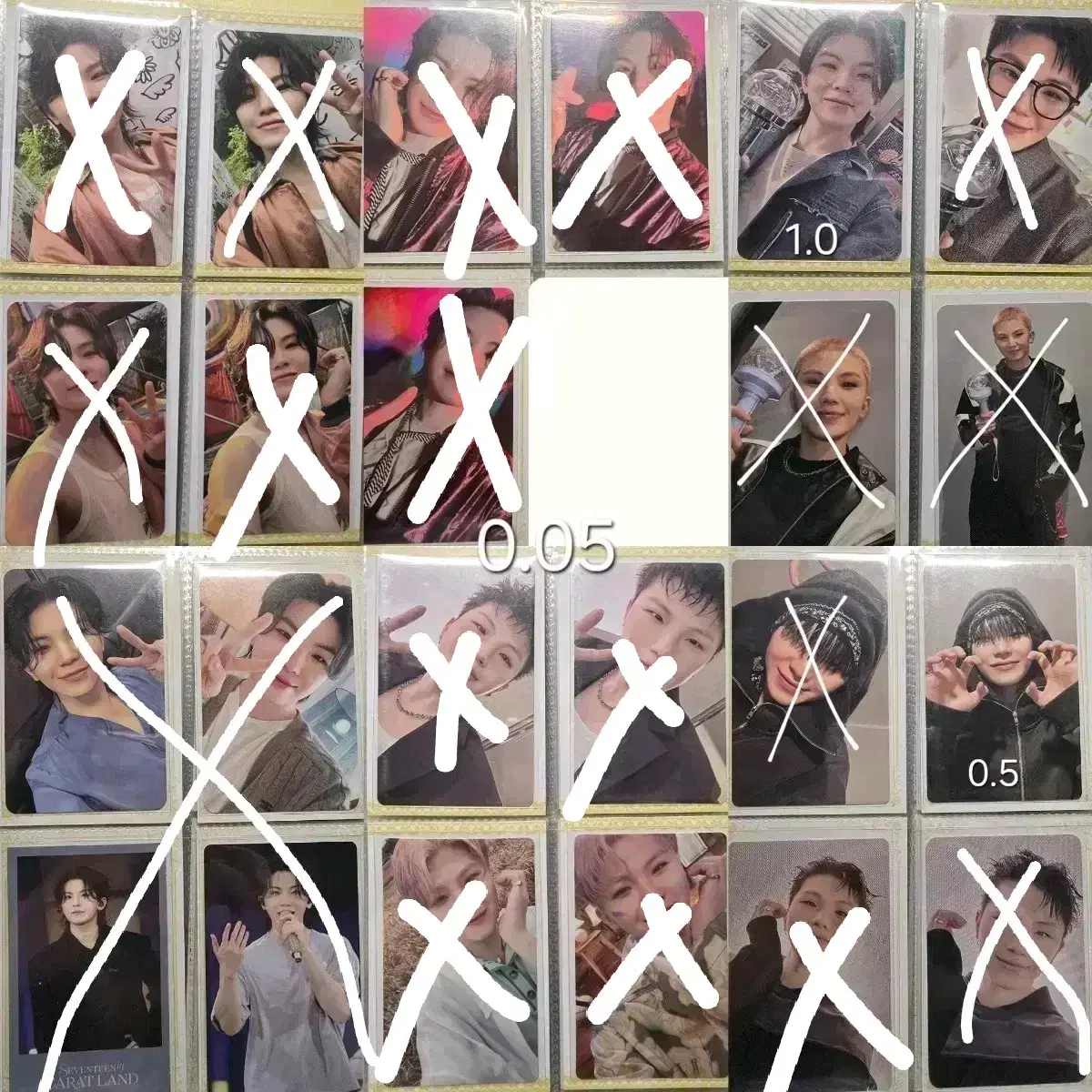 세븐틴 우지 포카 포토카드 양도 판매 분철 3