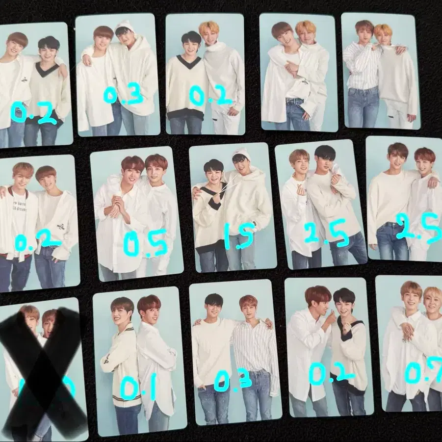 세븐틴 2018 캐럿랜드 유닛 단체 개인 팀 포카 5