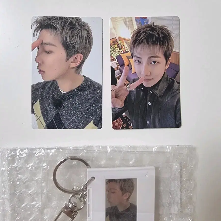 방탄 아리랑 앨범 위버스 특전 포카 키링 남준