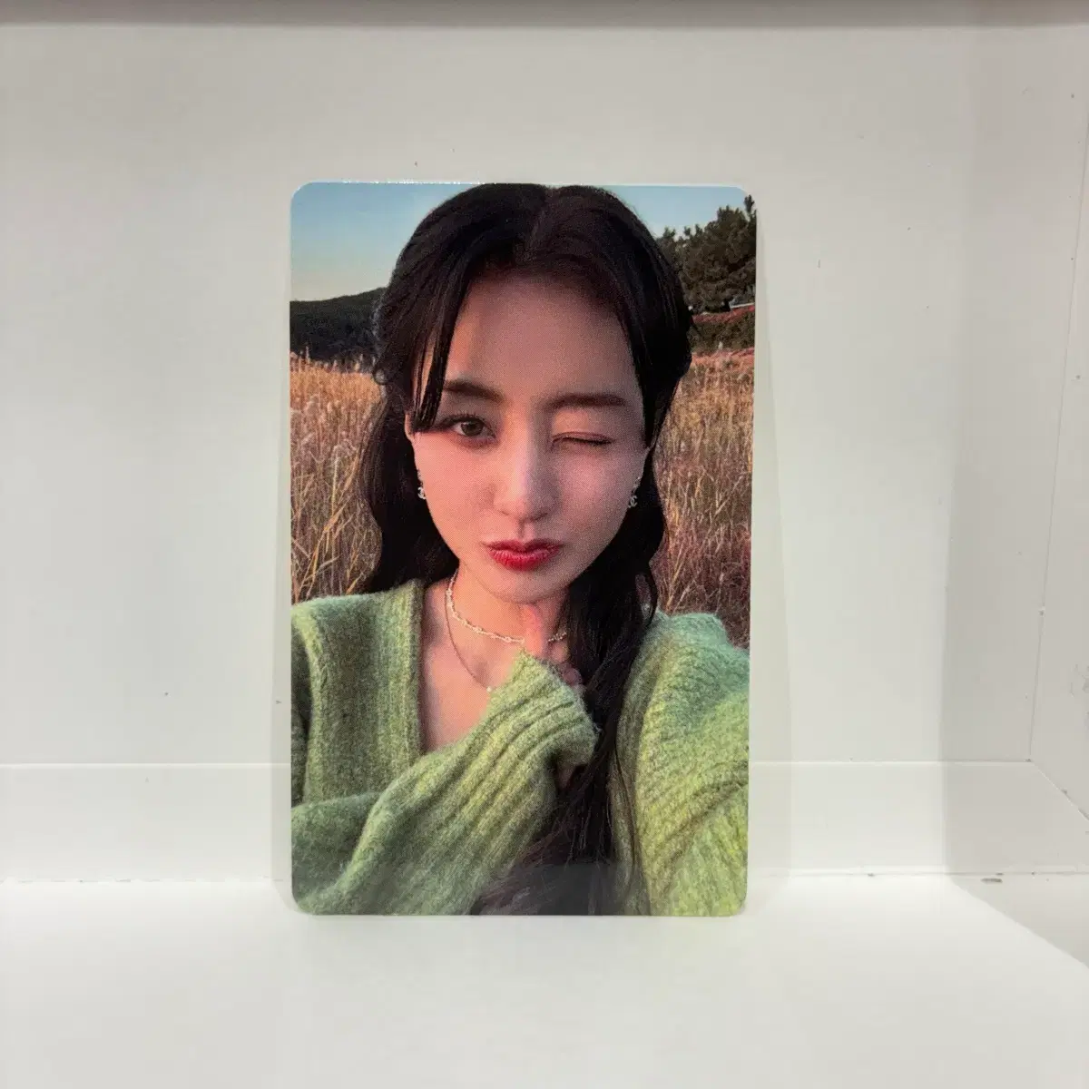 트와이스 지효 특전 포카 1