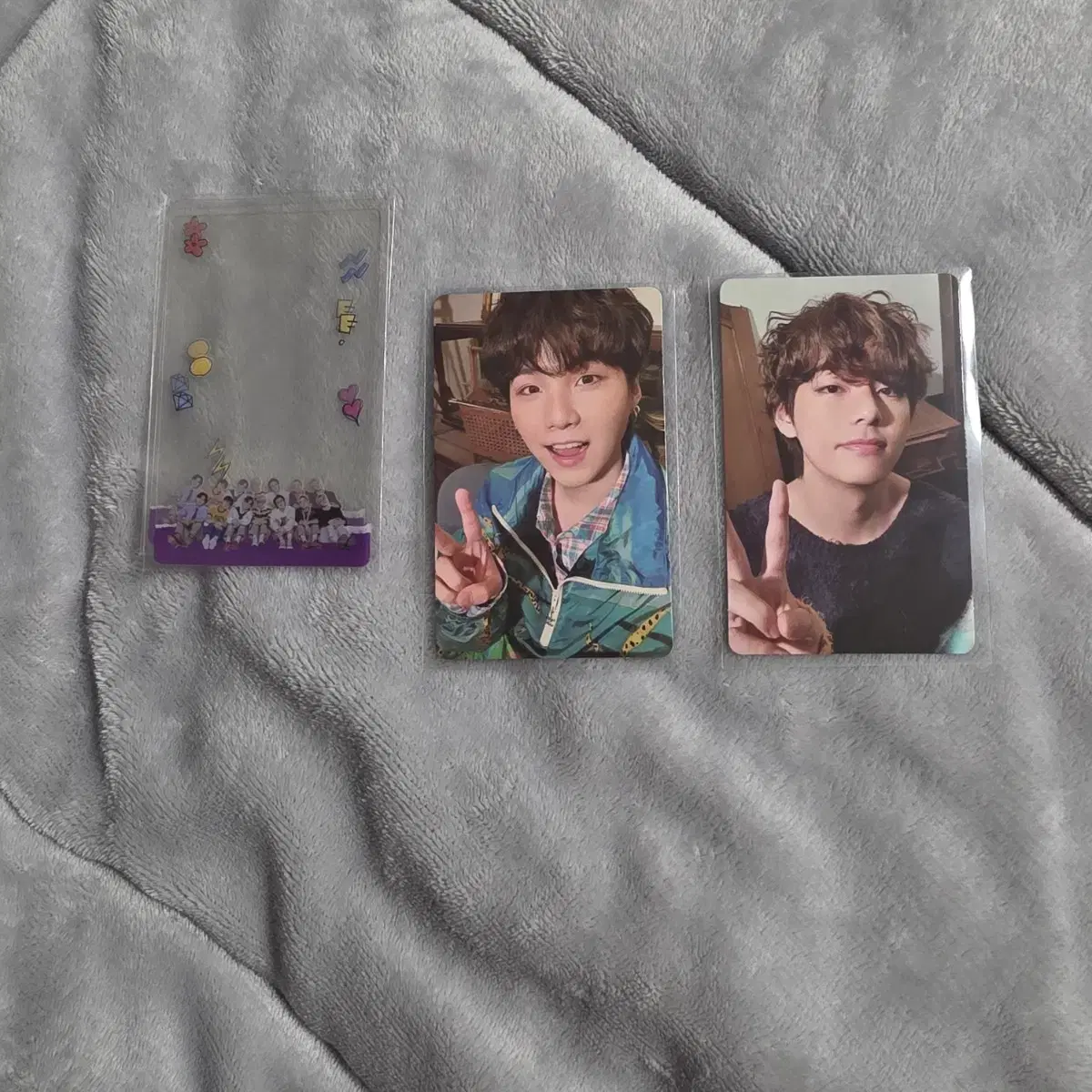 방탄소년단 데코키트 랜덤 포카 방탄 슈가 태형 윤기 뷔