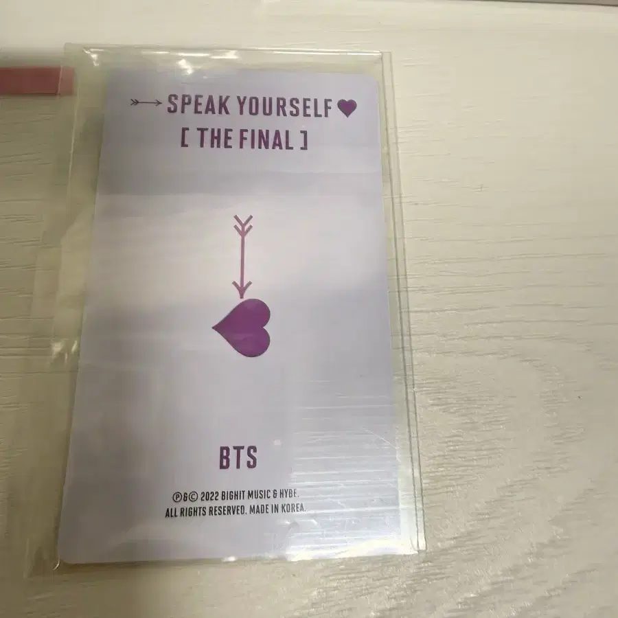 방탄bts 스파콘 스픽콘 파이널 정국포카 3