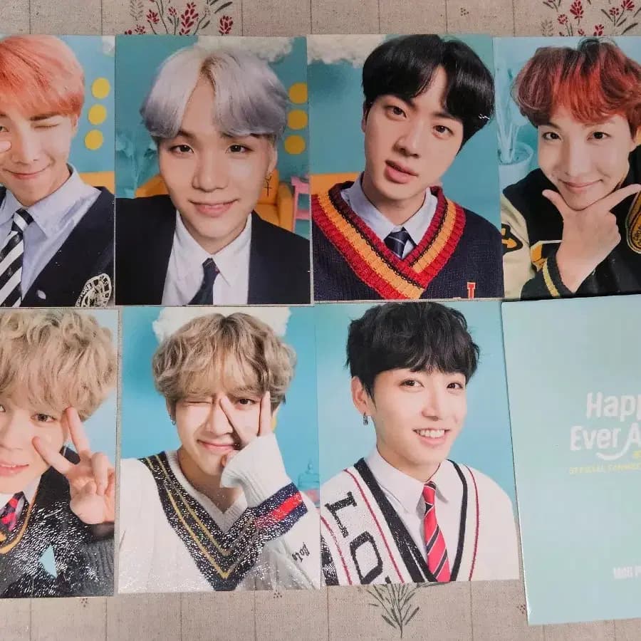 방탄 머사터 일본 바인더 포카