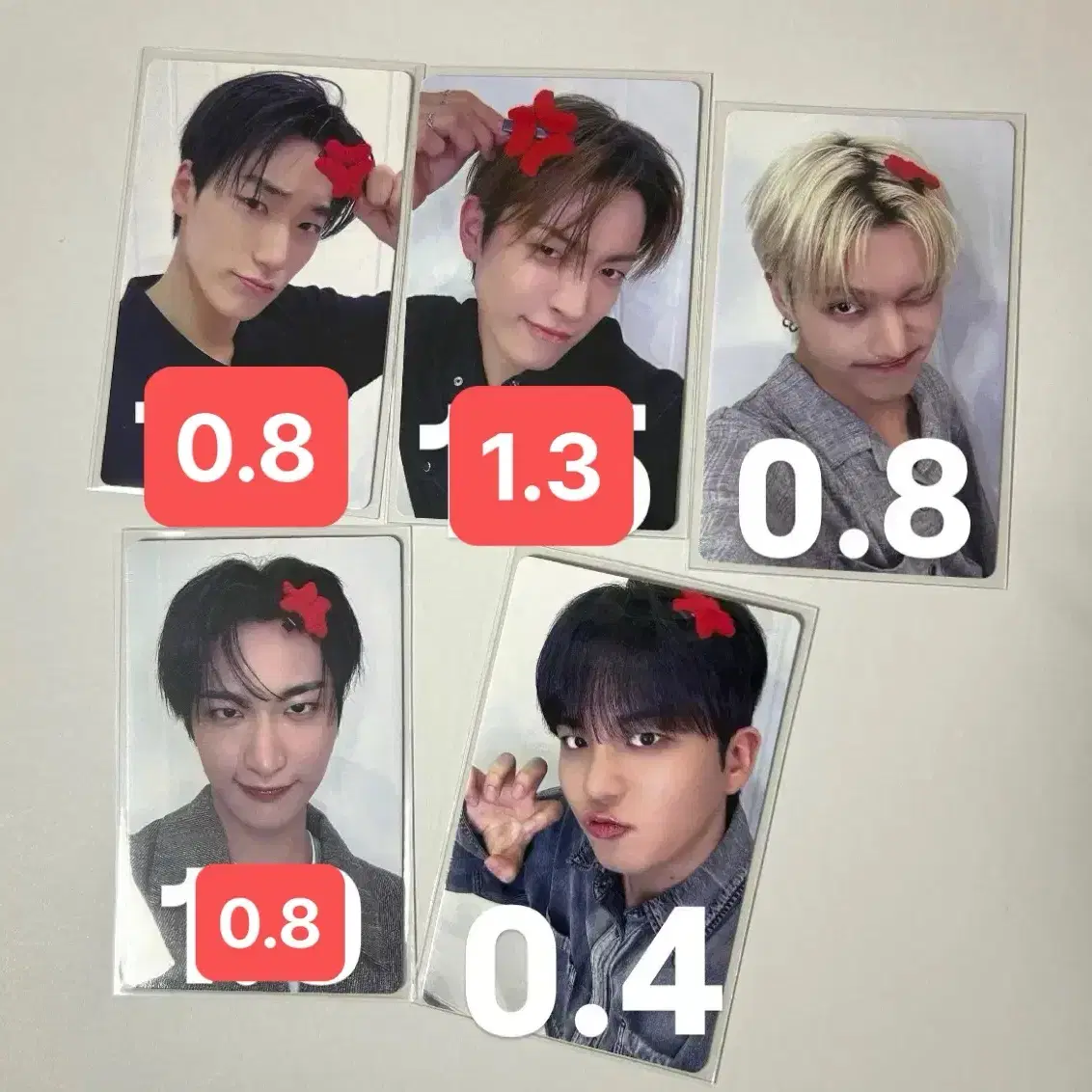 에이티즈 ateez 점프업 빠직 미공포 팬싸 포카 1