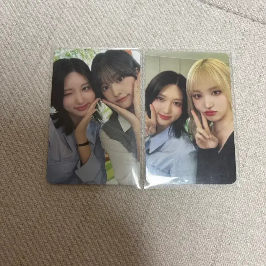 아이브 단체 포토카드 2장 팔아요