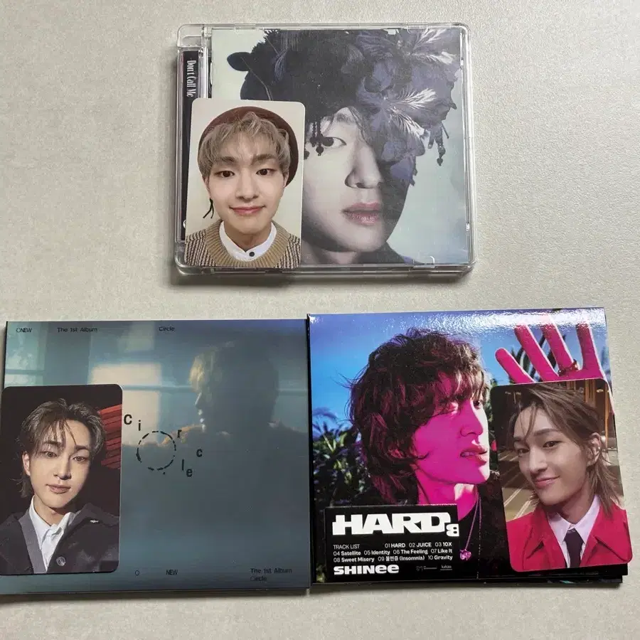 샤이니 온유 진기 앨범+포카 (돈콜미, 써클, 하드)