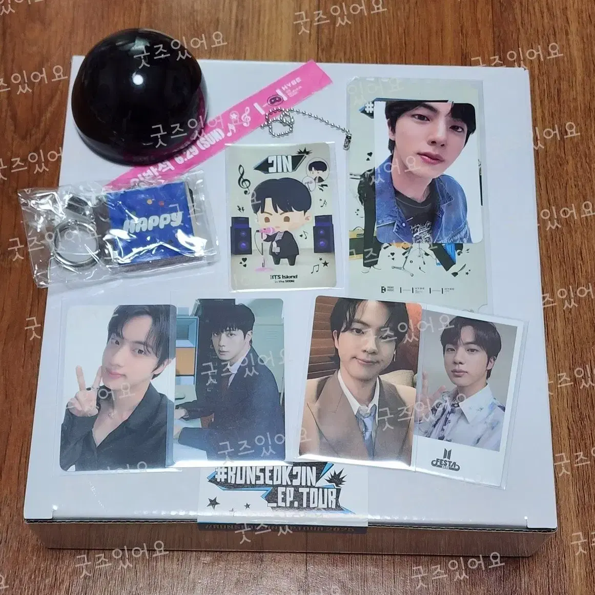 방탄소년단 JIN 석진 런석진 투어 굿즈 아미존포카