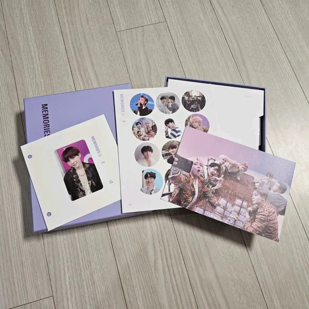 방탄소년단 BTS 메모리즈 2018 MEMORIES 블루레이 슈가포카