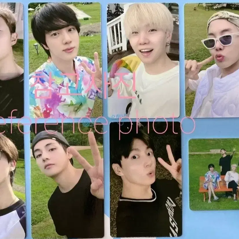 방탄소년단 bts 인더숲 인더숲2 얼리버드 특전 투명 포카 포토카드 3