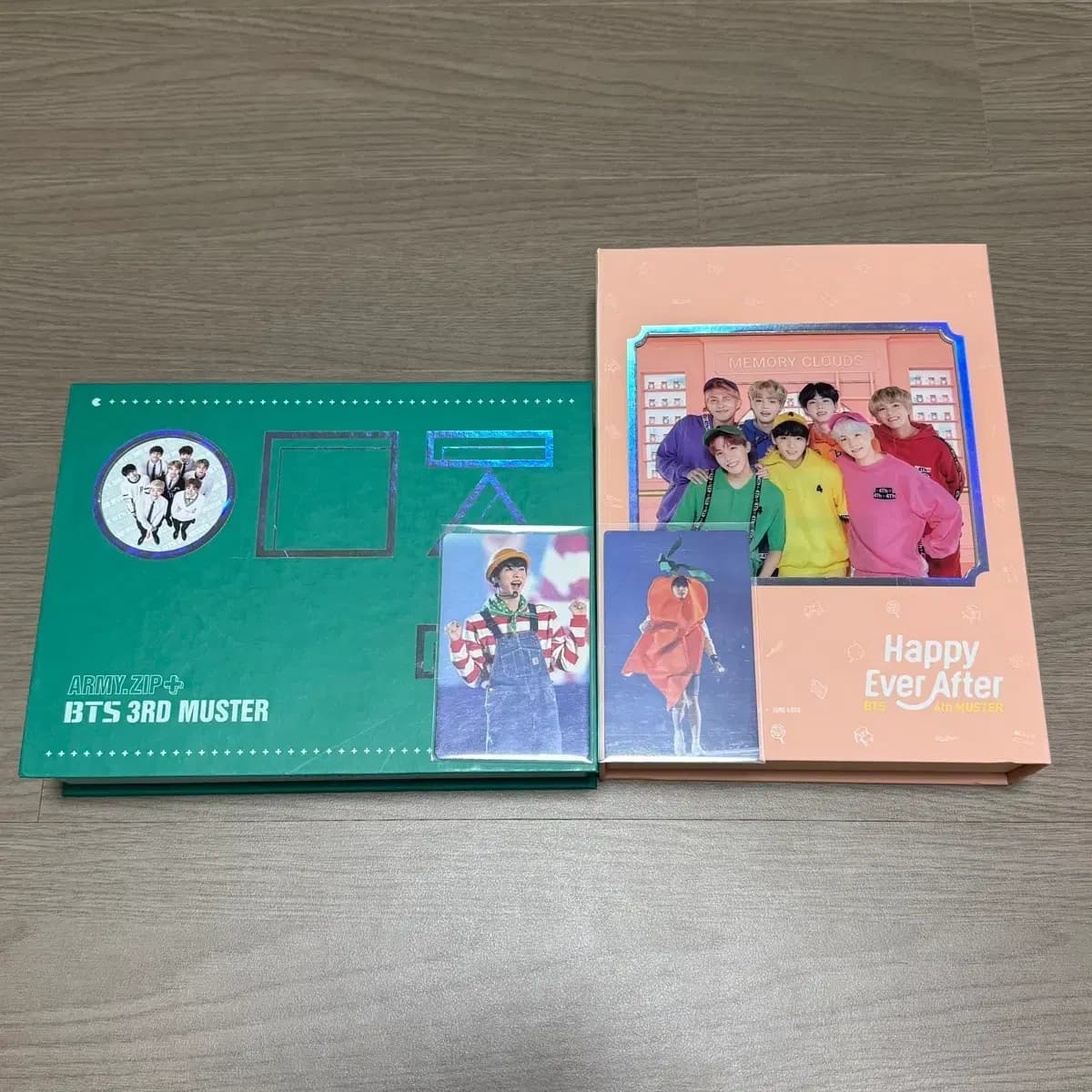 방탄 3기 4기 머스터 팬미팅 dvd 포카(남준석진윤기호석지민태형정국