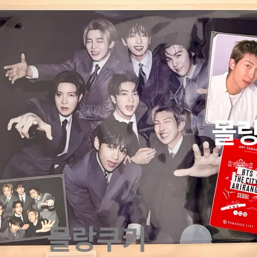 방탄 아리랑 일본위버스 단체포카 특전 미개봉앨범 bts arirang 2