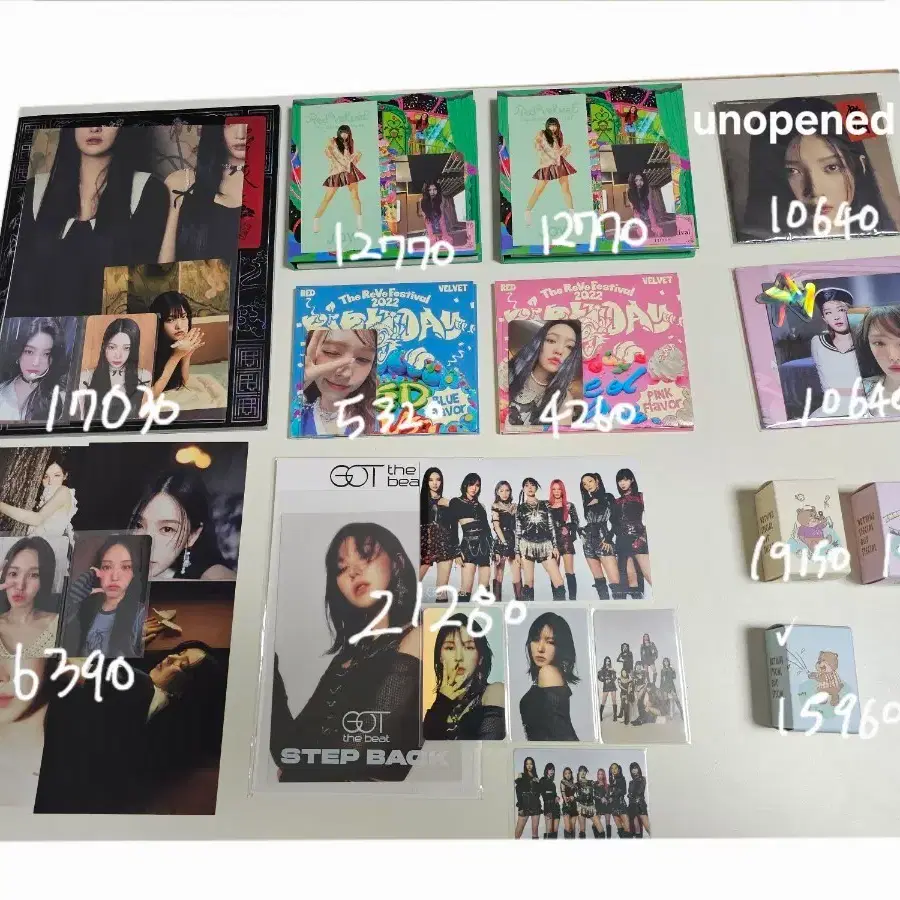레드벨벳 포카 엠디 굿즈 앨범 1