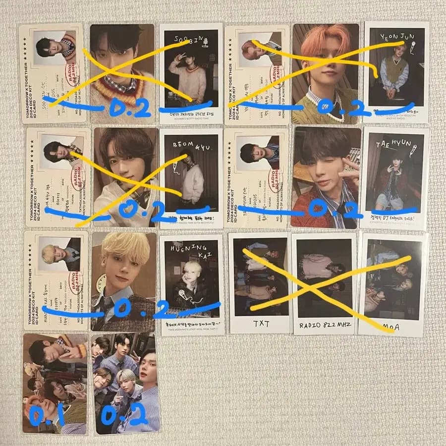 급처) 투모로우바이투게더 투바투 txt 포토카드 양도 3