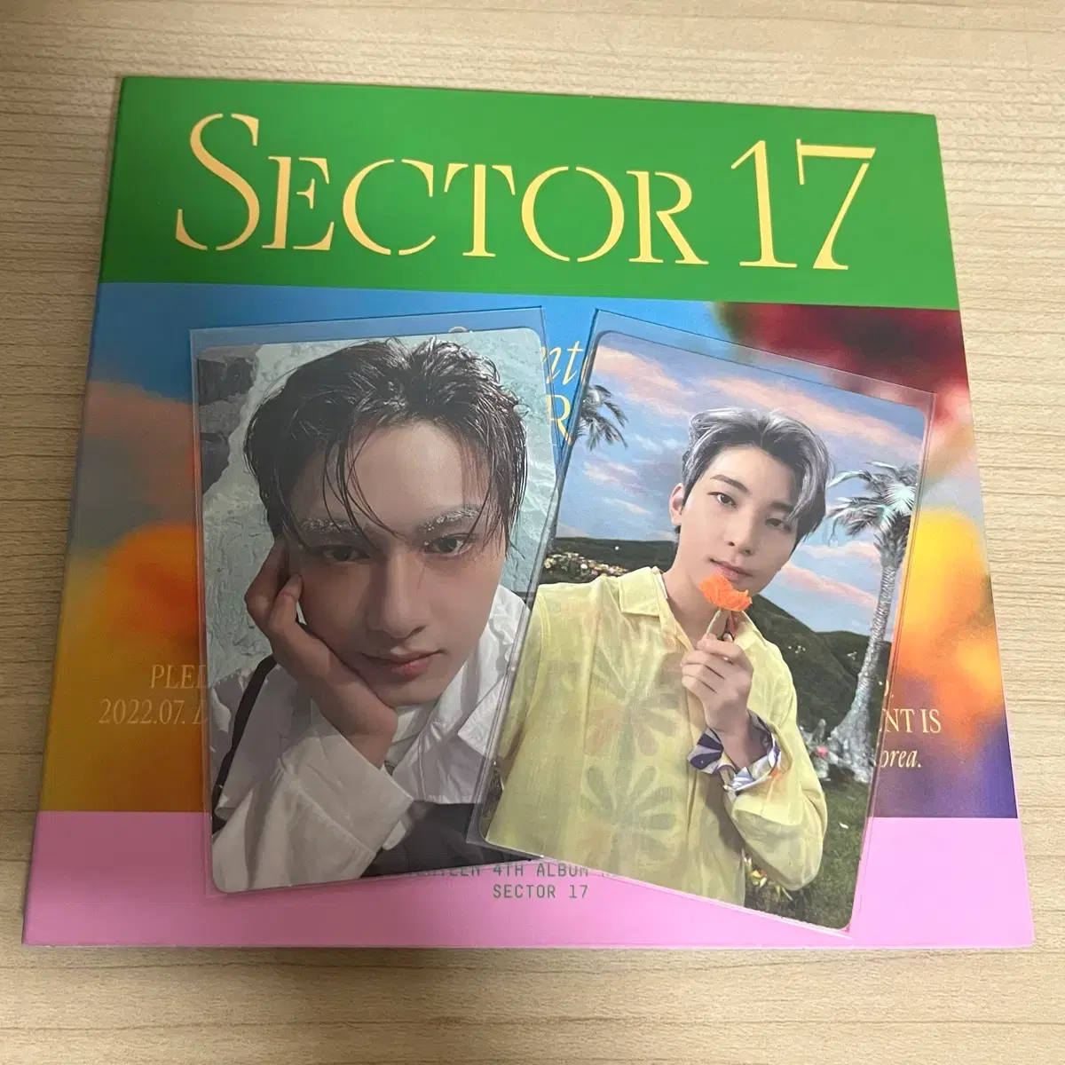 세븐틴섹터 앨범 포카 양도 원우 준 준휘