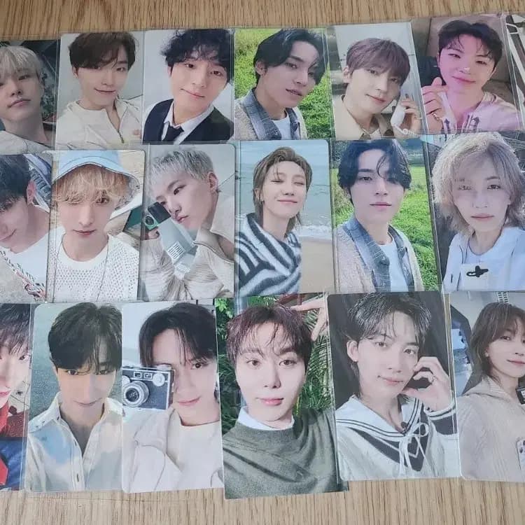 svt 세븐틴 포카 미공포,특전 랜포