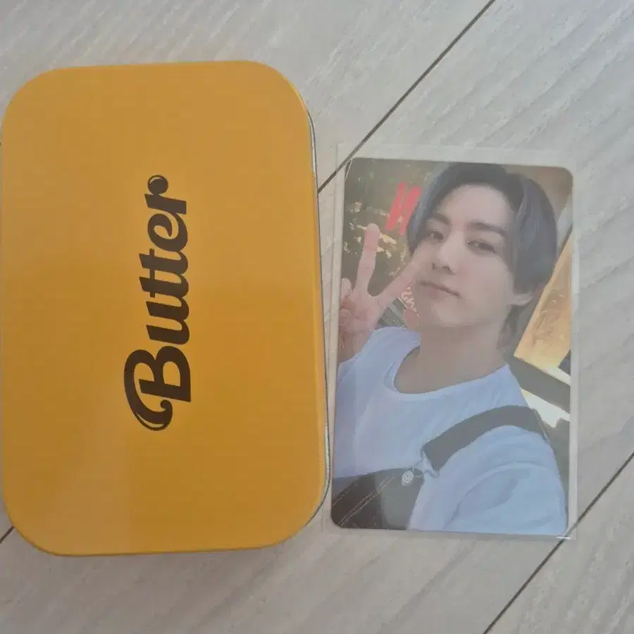 방탄 버터정국 위버스특전 포카 틴케이스포함