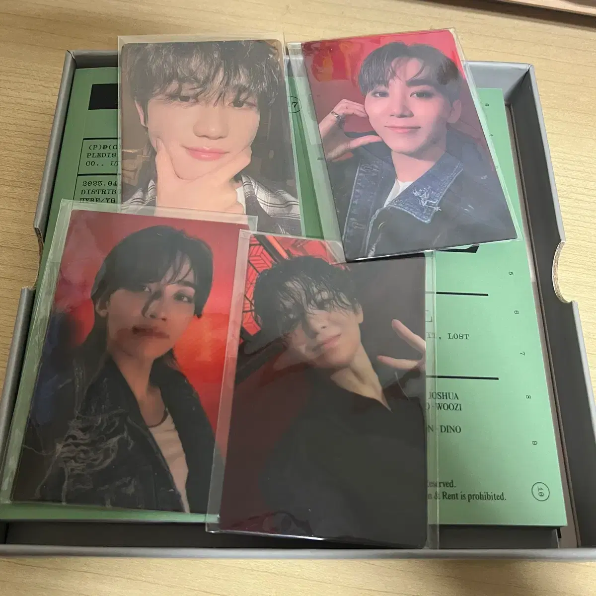 세븐틴 앨범 fml 포카 양도 승관 우지 디에잇 정한 버논 원우 민규 1