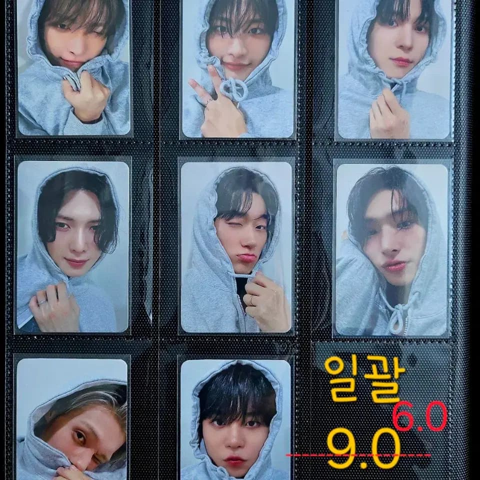 에이티즈 골든아워3 메이크스타 미공포 특전 포카 후드ver 1