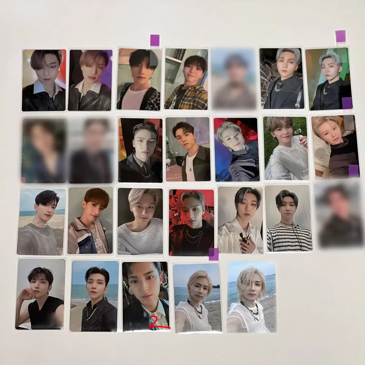 세븐틴 svt 아타카 Attacca 앨범 특전 엠디 럭드 포카 1