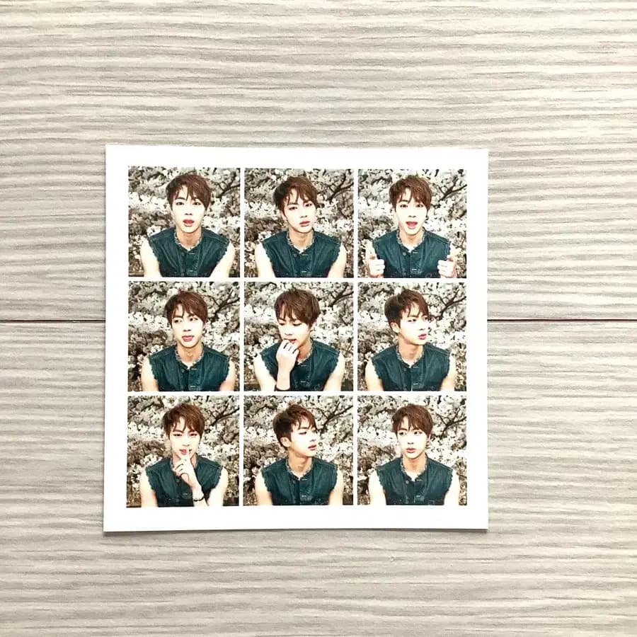 방탄소년단 석진 화양연화 포카
