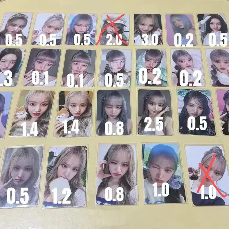 아이브 리즈 포카 팔아요
