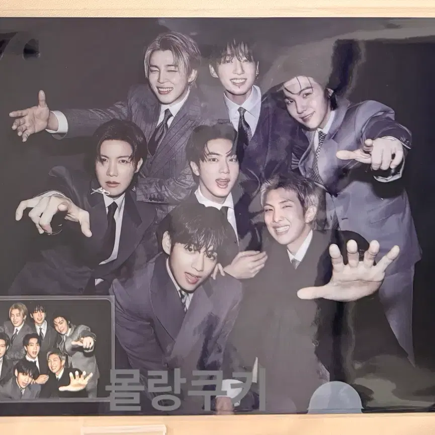 방탄 bts 단체 포카 일본위버스 특전 클리어파일 아미존 포카