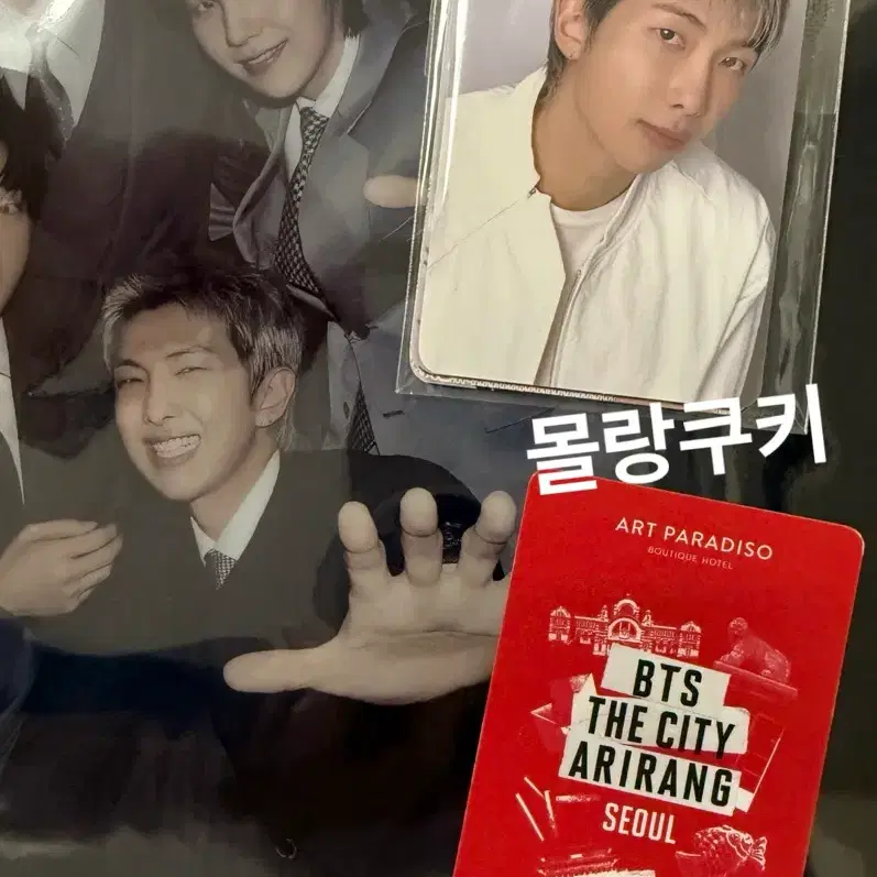 방탄 bts 단체 포카 일본위버스 특전 클리어파일 아미존 포카 3