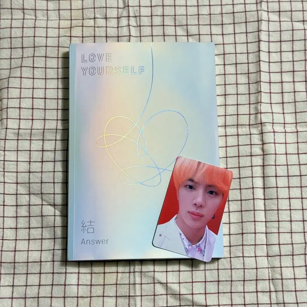 러브유얼셀프 럽유셀 앤써 앨범 진 포토카드 방탄소년단 1