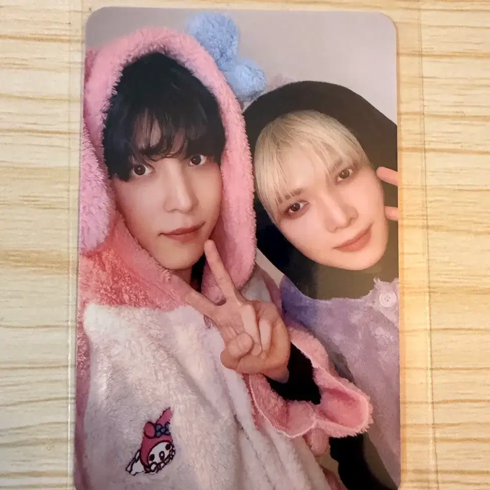 에이티즈 캐릭터 잠옷 유닛포카