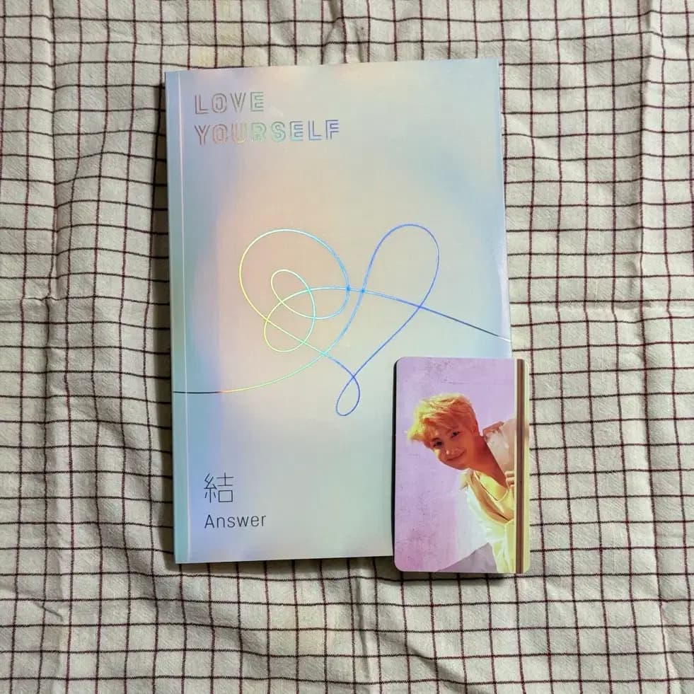 러브유얼셀프 럽유셀 앤써 앨범 RM 포토카드 방탄소년단 1