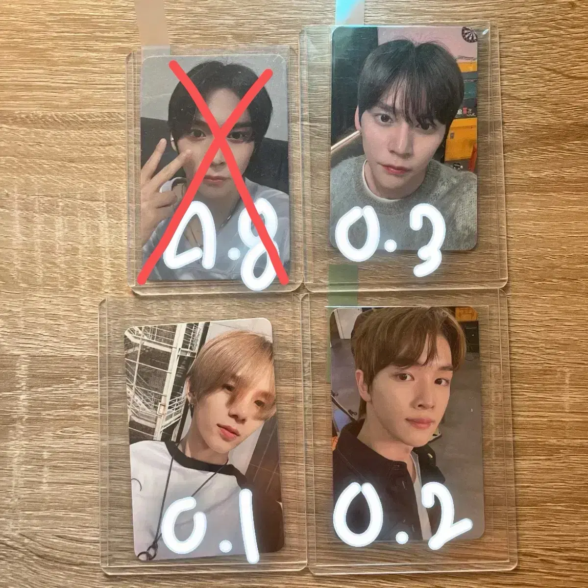 라이즈 은석,성찬,쇼타로 포카 양도해용