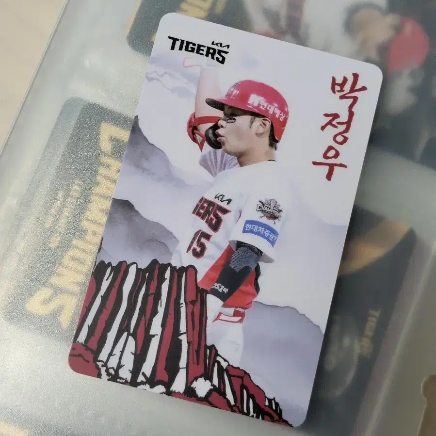 기아타이거즈 박정우 무등산 포카