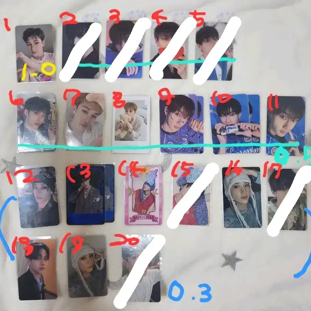 Stray Kids 방찬 포카 판매합니다.